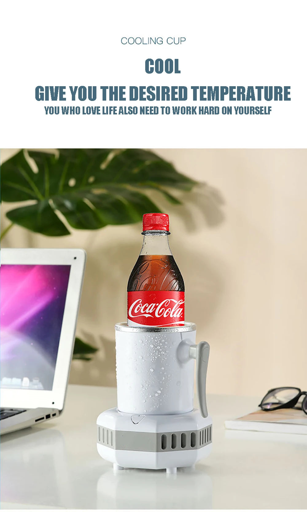 Réfrigérateur Electrique Portable, Tasse a refroidissement rapide, boisson glacée même en été.