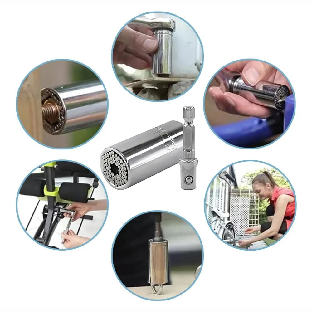 Douille universelle 7mm-19mm avec extension