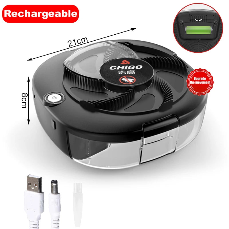 Piège à mouches électrique - Plateau rotatif automatique