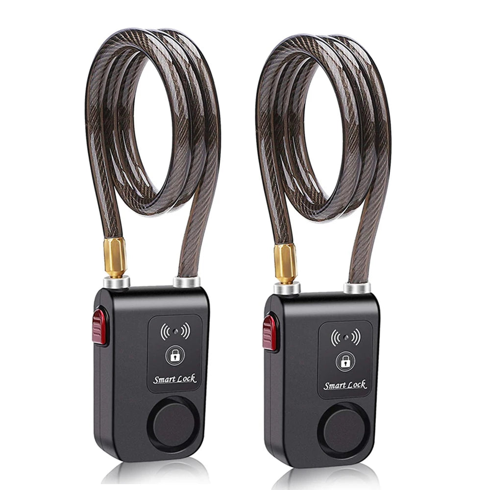 Antivol étanche sans clés pour vélo et moto avec alarme 110 dB, Verrouillage/déverrouillage par Bluetooth depuis votre smartphone.