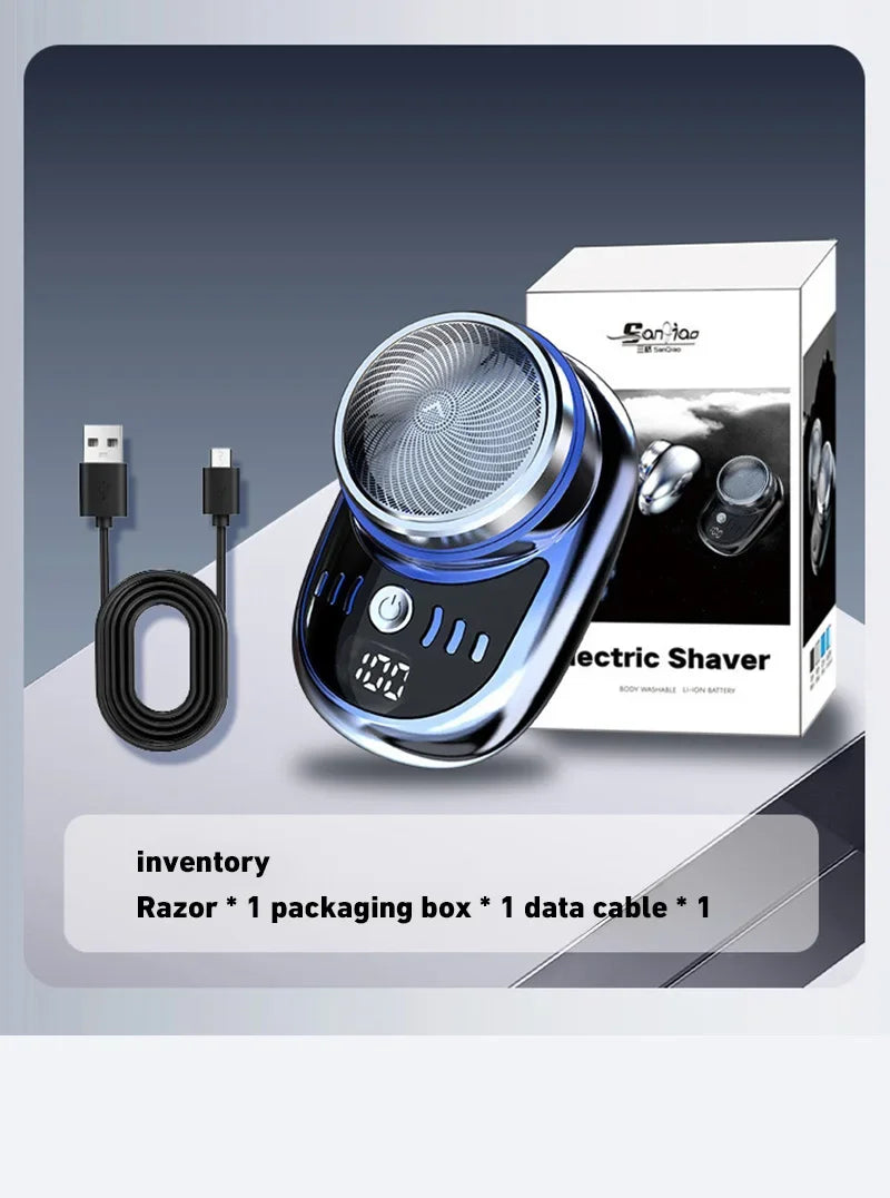 Rasoir électrique Xiaomi portable pour homme, rasoir de voyage, utilisation humide ou sèche, rechargeable par USB