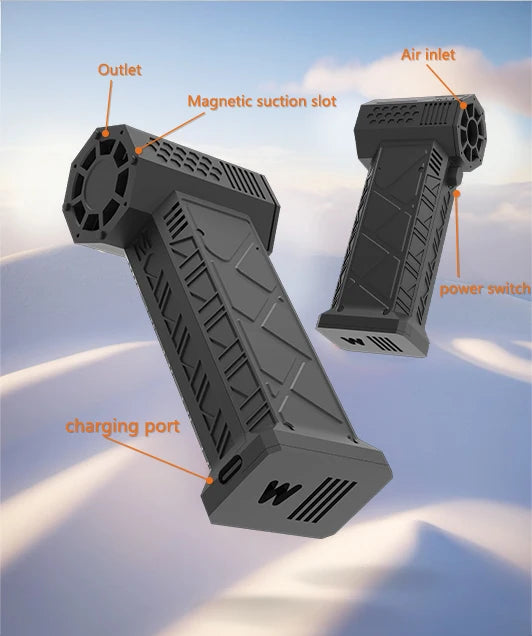 Turbo ventilateur souffleur 130000tours/min rechargeable USB