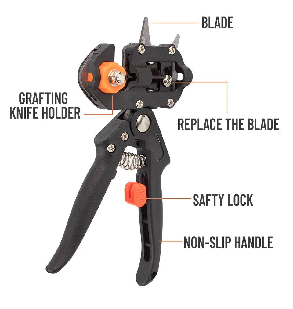 Kit professionnel de greffage de jardin 2 en 1