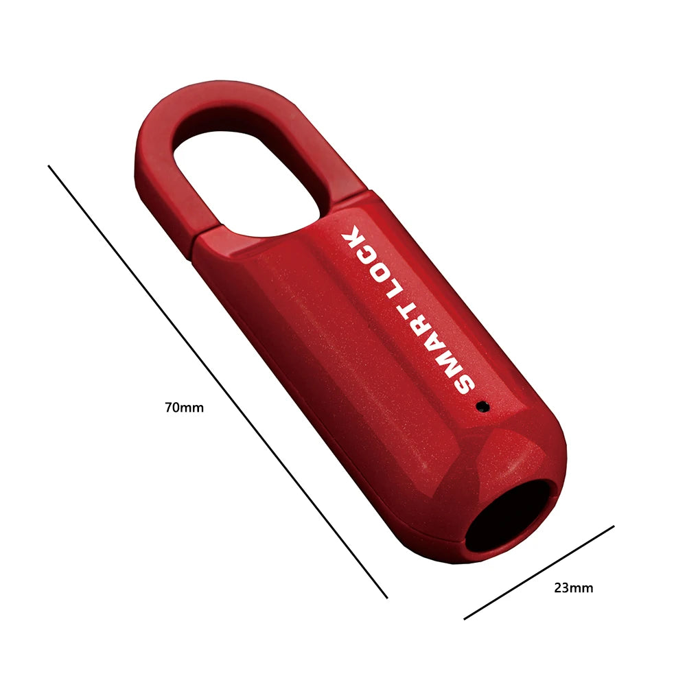 Mini cadenas à empreinte digitale avec recharge usb