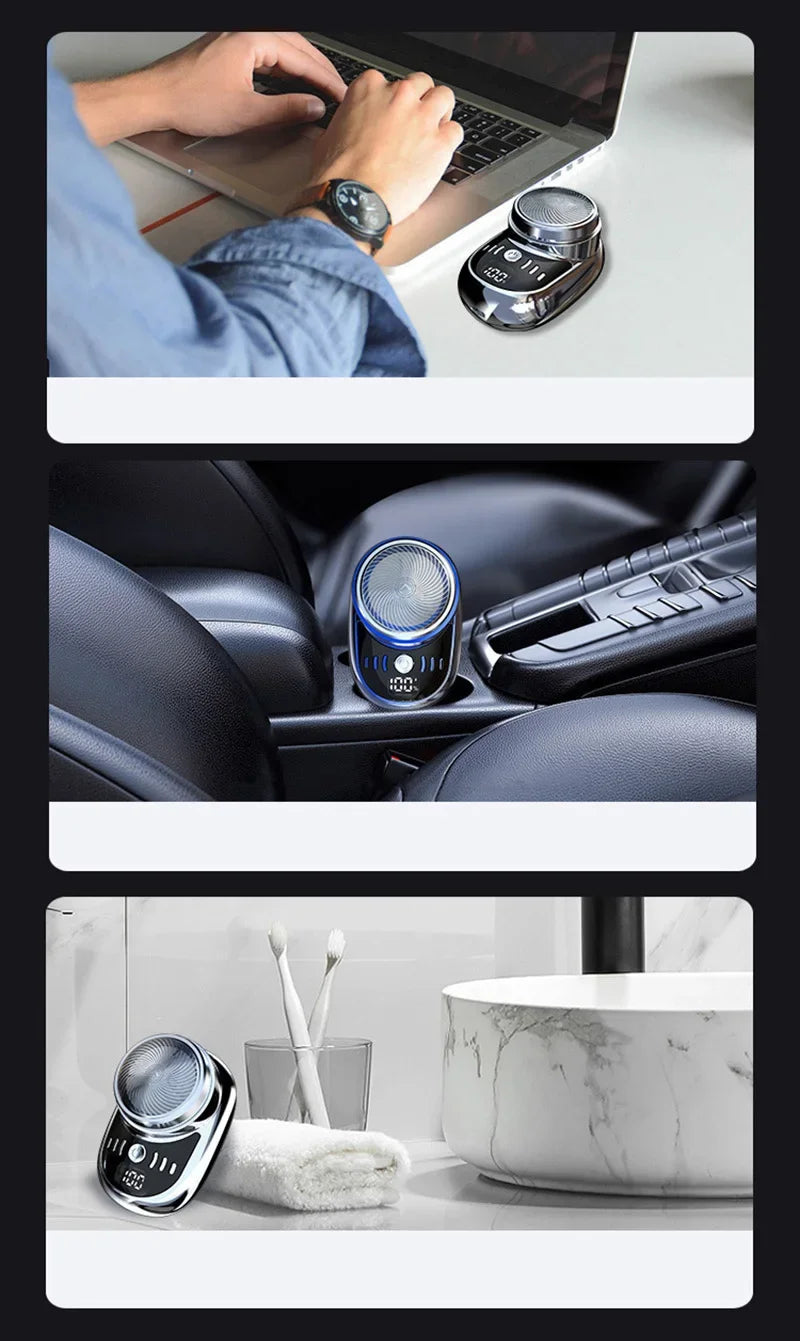 Rasoir électrique Xiaomi portable pour homme, rasoir de voyage, utilisation humide ou sèche, rechargeable par USB