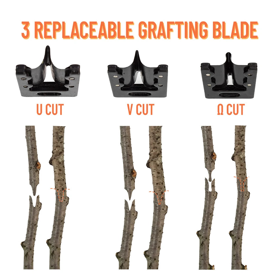 Kit professionnel de greffage de jardin 2 en 1
