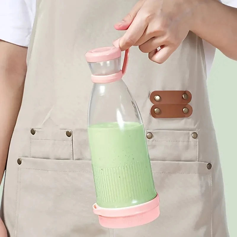 Mixeur Blender 6 lames pour Smoothie, Milkshake, portable et rechargeable par USB, Bouteille Sport.