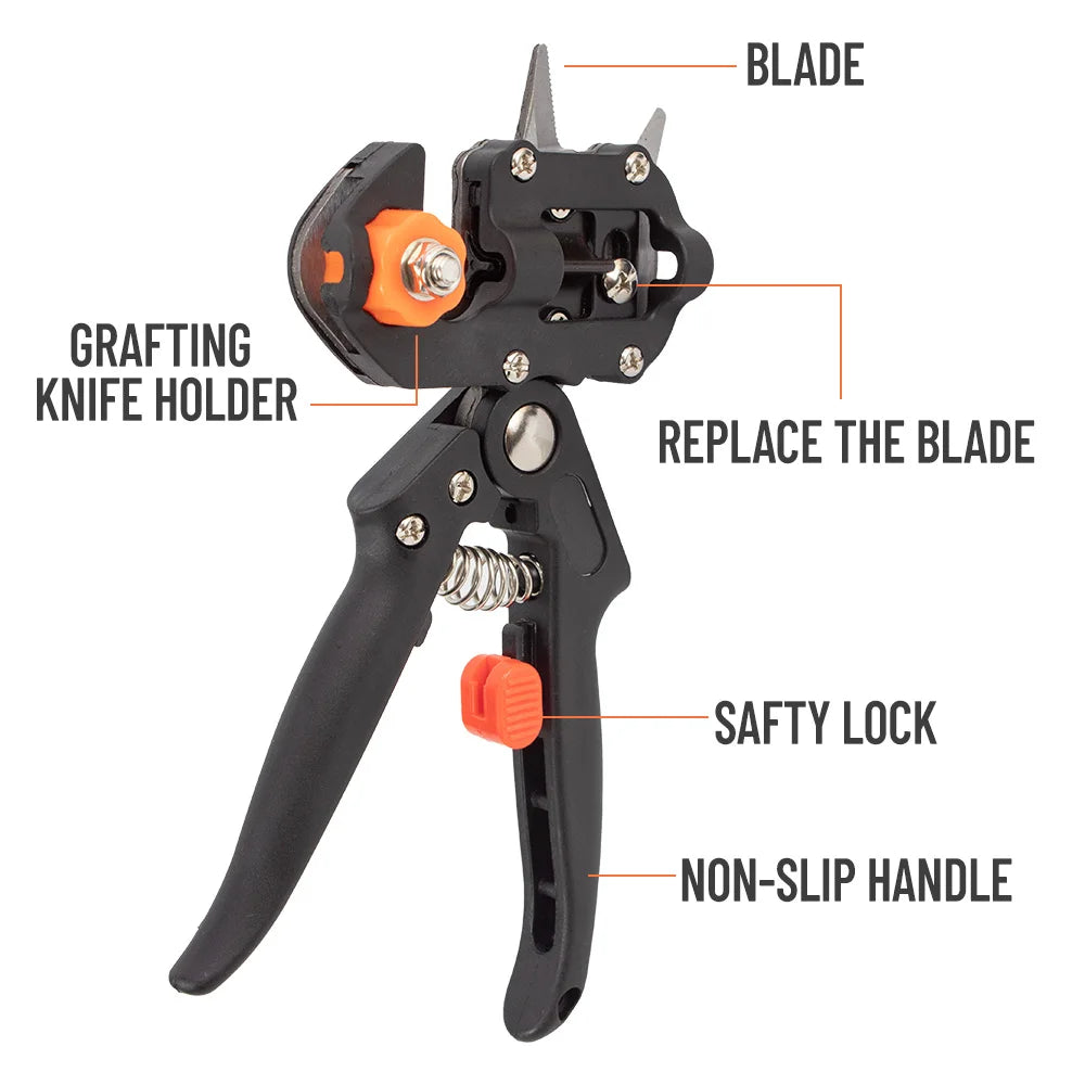 Kit professionnel de greffage de jardin 2 en 1