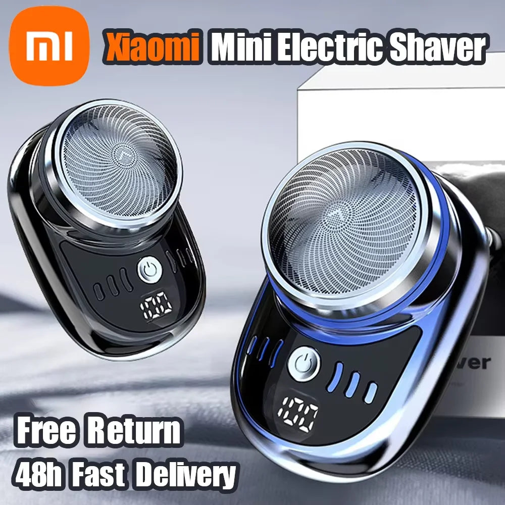 Rasoir électrique Xiaomi portable pour homme, rasoir de voyage, utilisation humide ou sèche, rechargeable par USB
