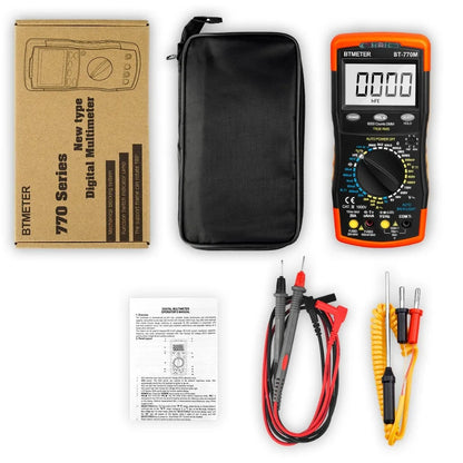 BTMETER True RMS Digital Multimeter,Precision Multimeter,Profession Insulation Tester Voltage Meter Diode Test NCV，770 Series