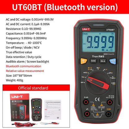 Multimètre professionnel UNI-T - Gamme complète UT890 à UT61