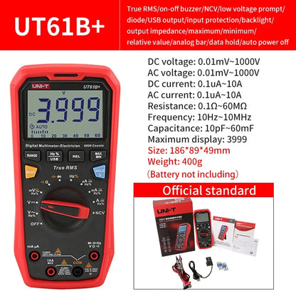 Multimètre professionnel UNI-T - Gamme complète UT890 à UT61