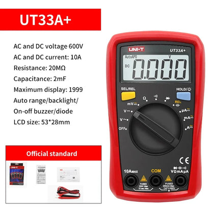 Multimètre professionnel UNI-T - Gamme complète UT890 à UT61